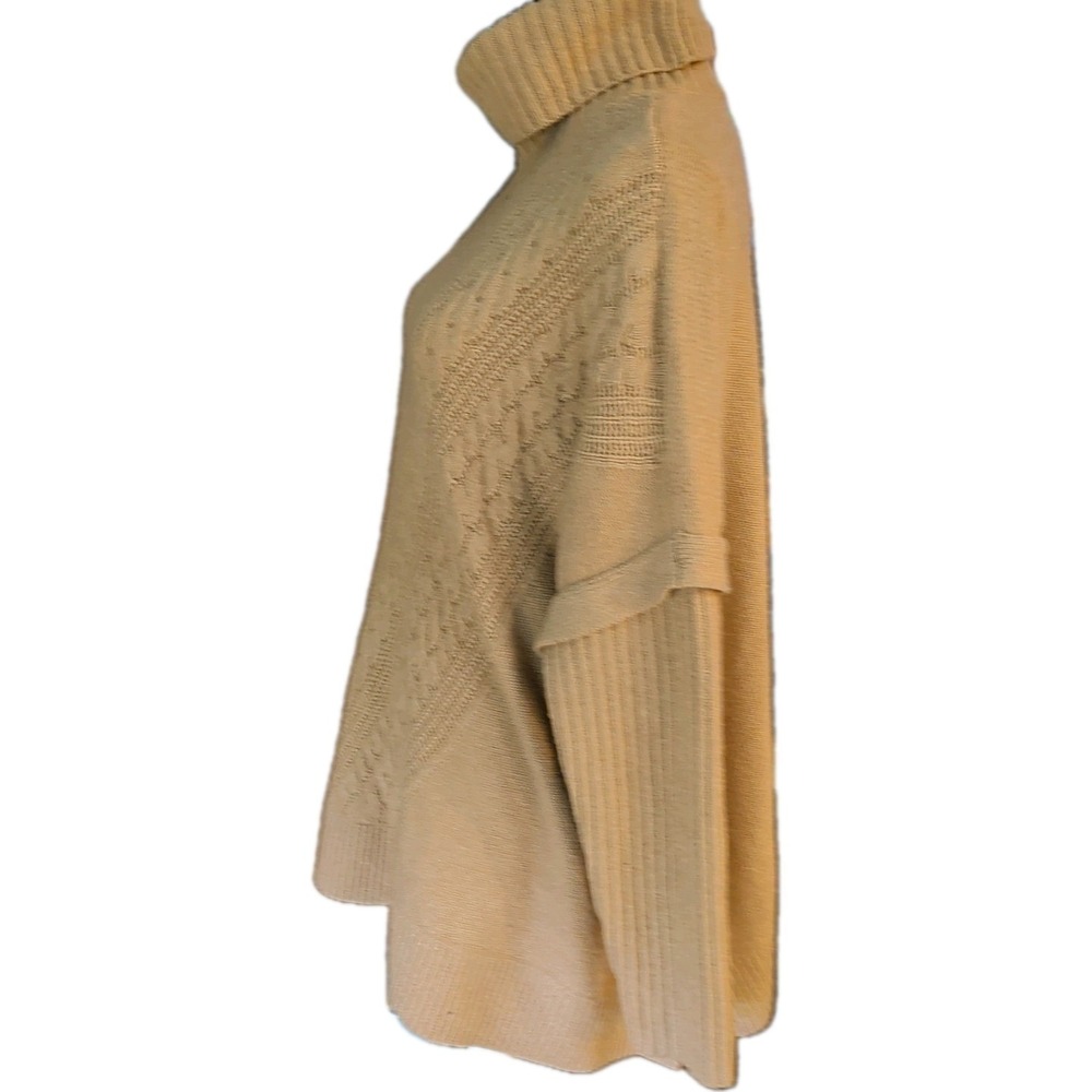 Simply Vera Vera Wang Women's Turtleneck Sweater Size XL/XXL Tan Long Sleeves - Picture 4 of 6
